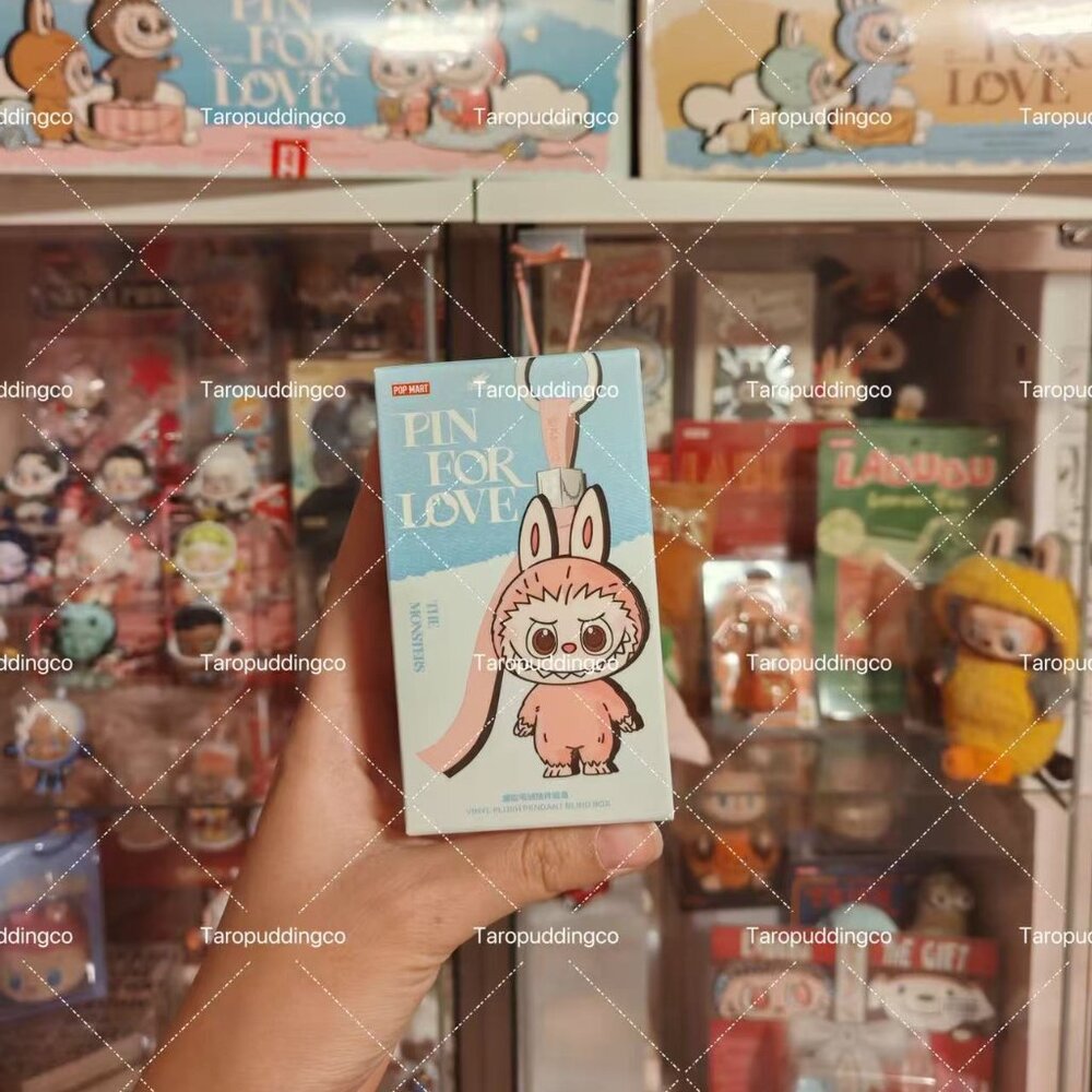 THE MONSTERS Labubu Pin for Love Series - Vinyl Plush Pendant Blind Box (N-Z)